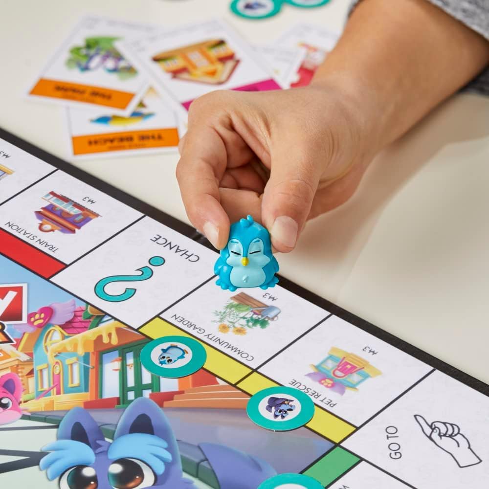 Hasbro Gaming Monopoly Junior, Juego de Mesa Familiar para niños de más de 4 años, Juegos de Estrategia para 2-6 Jugadores