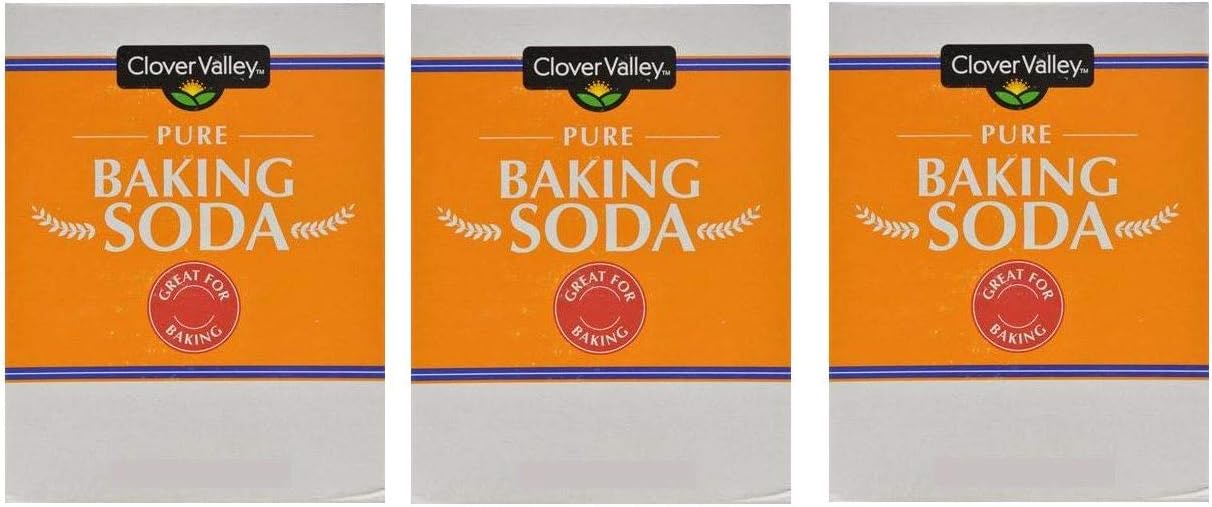 Clover Valley Pure Baking Soda 16 OZ (1LB) (3 Pack)