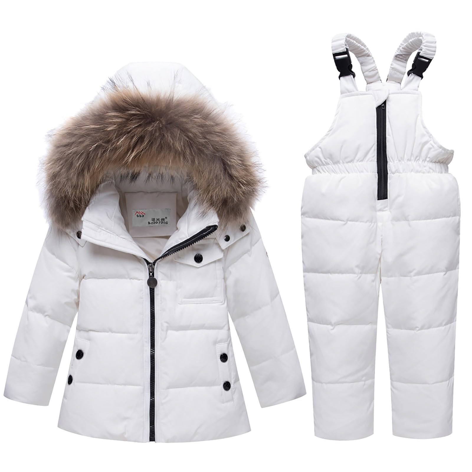 Cocila Kid 2 Anzug Winter Boy Schneeanzug Boys Girls Infants Thickened Warm 1 6 Years Old Solid Color Down Suit Bekleidungsset Skianzug Herren Mädchen Baby Puppenkleidung Snowboardjacke Kinder