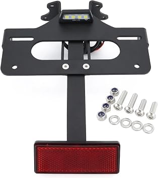 Replacement Compatible Fit for Yamaha MT-10 FZ-10 2017-2025 / SP 2022 2023 2024 2025 Motorcycle Rear Tail Tidy License Plate Fender Eliminator Kitwith Reflector