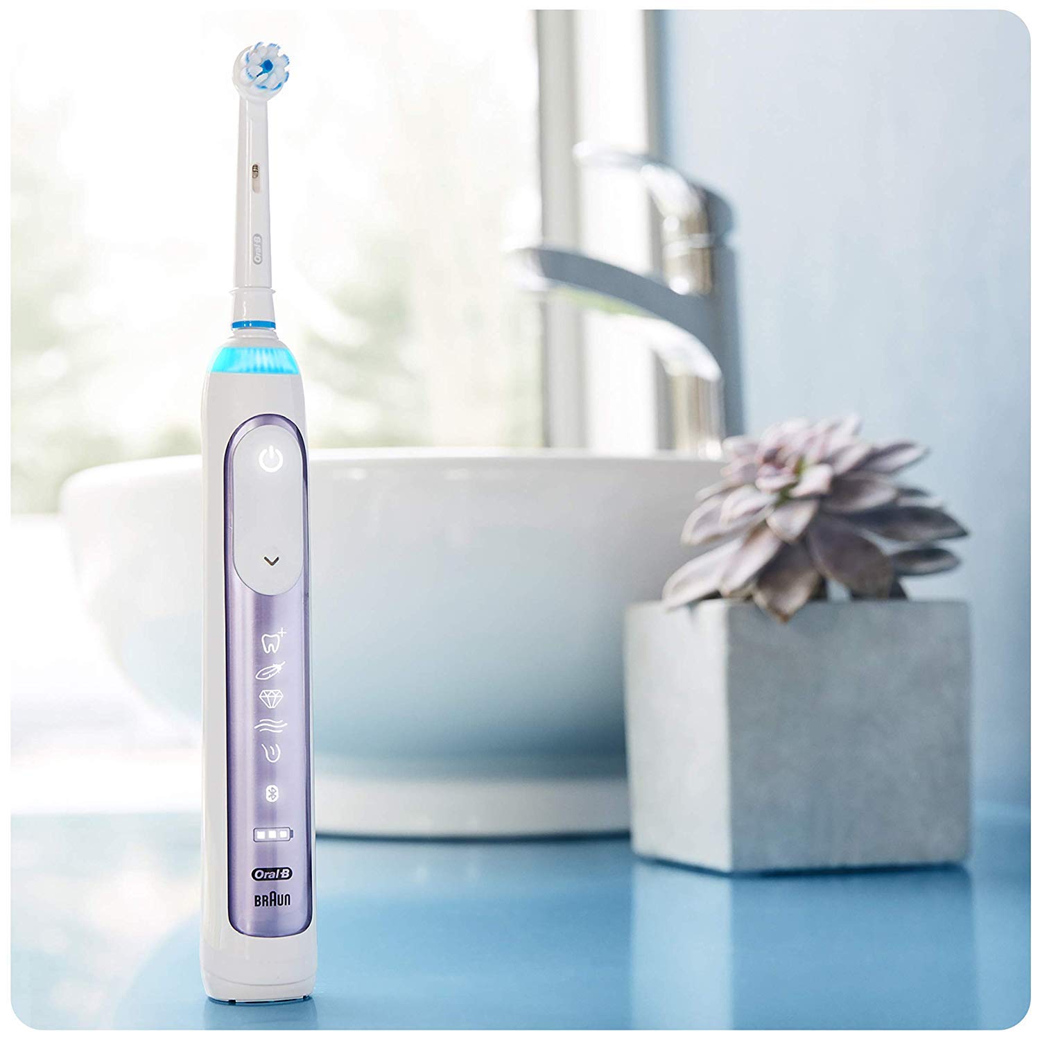 Oral-B Genius 10100S Toothbrush Purple Recensione Online - Dettaglio