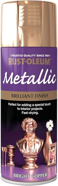 Rust-Oleum AE0120003E8 400ml Brilliant Metallic Bright Copper