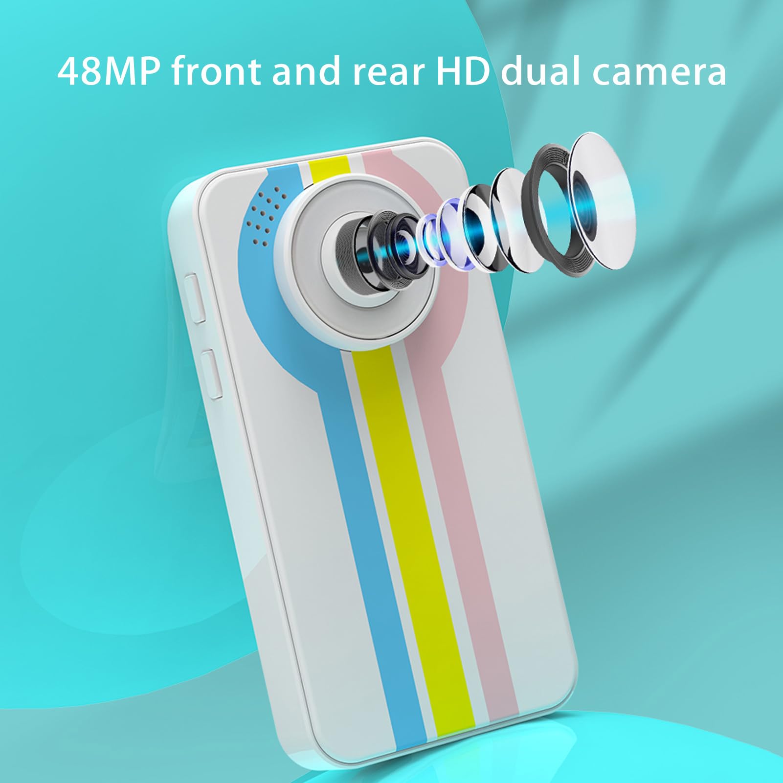 Giocattolo Smartphone per Bambini con Doppia Fotocamera HD e Contenuti