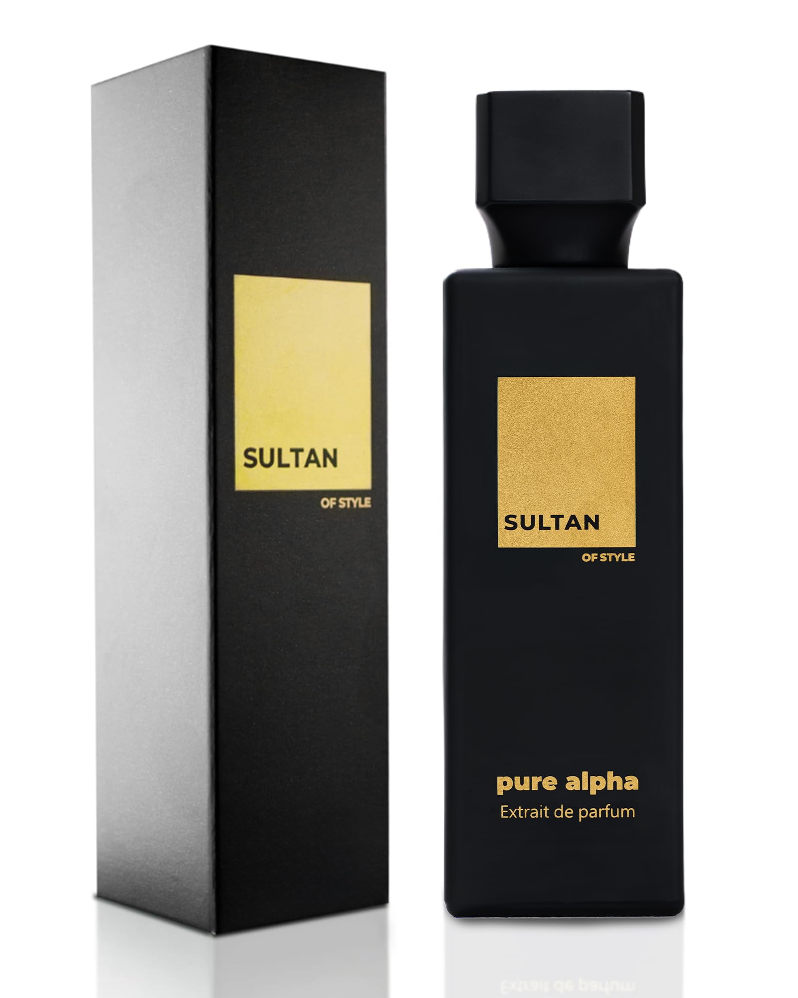 Sultan of Style Pure Alpha - Perfume en spray para hombre, aroma intenso y duradero con complejo de liberación prolongada, 75 ml