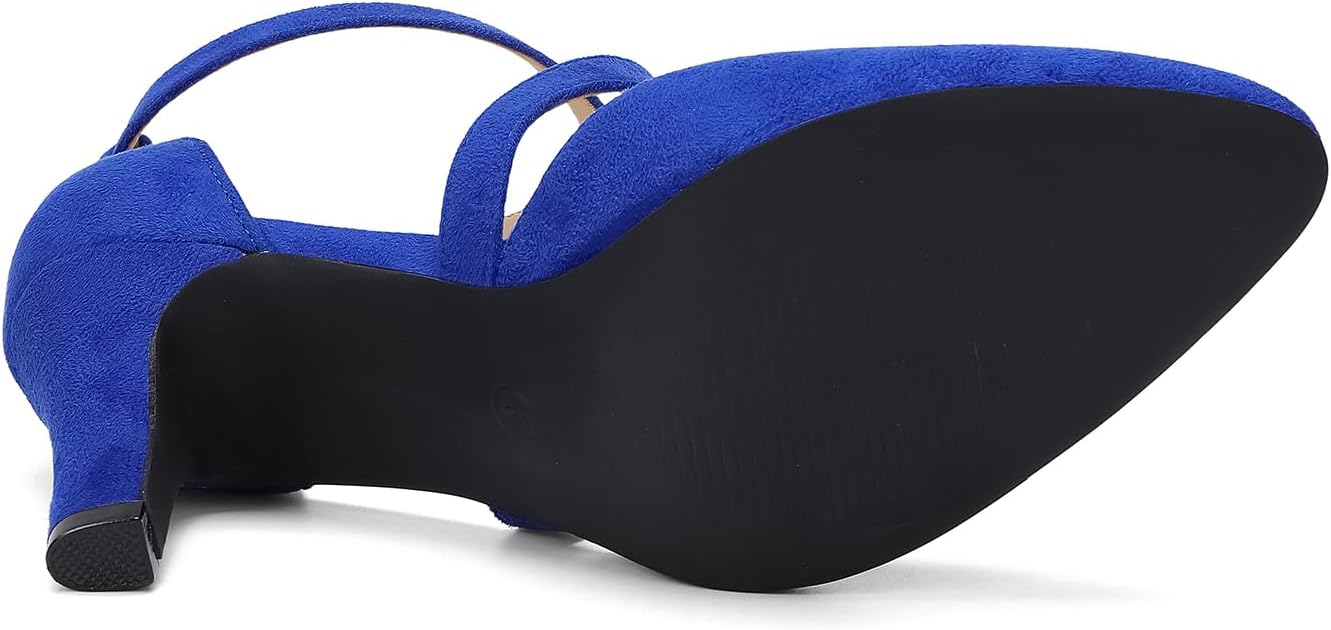 Women's 3In Closed Toe Heel Pumps Dress Shoes for Women