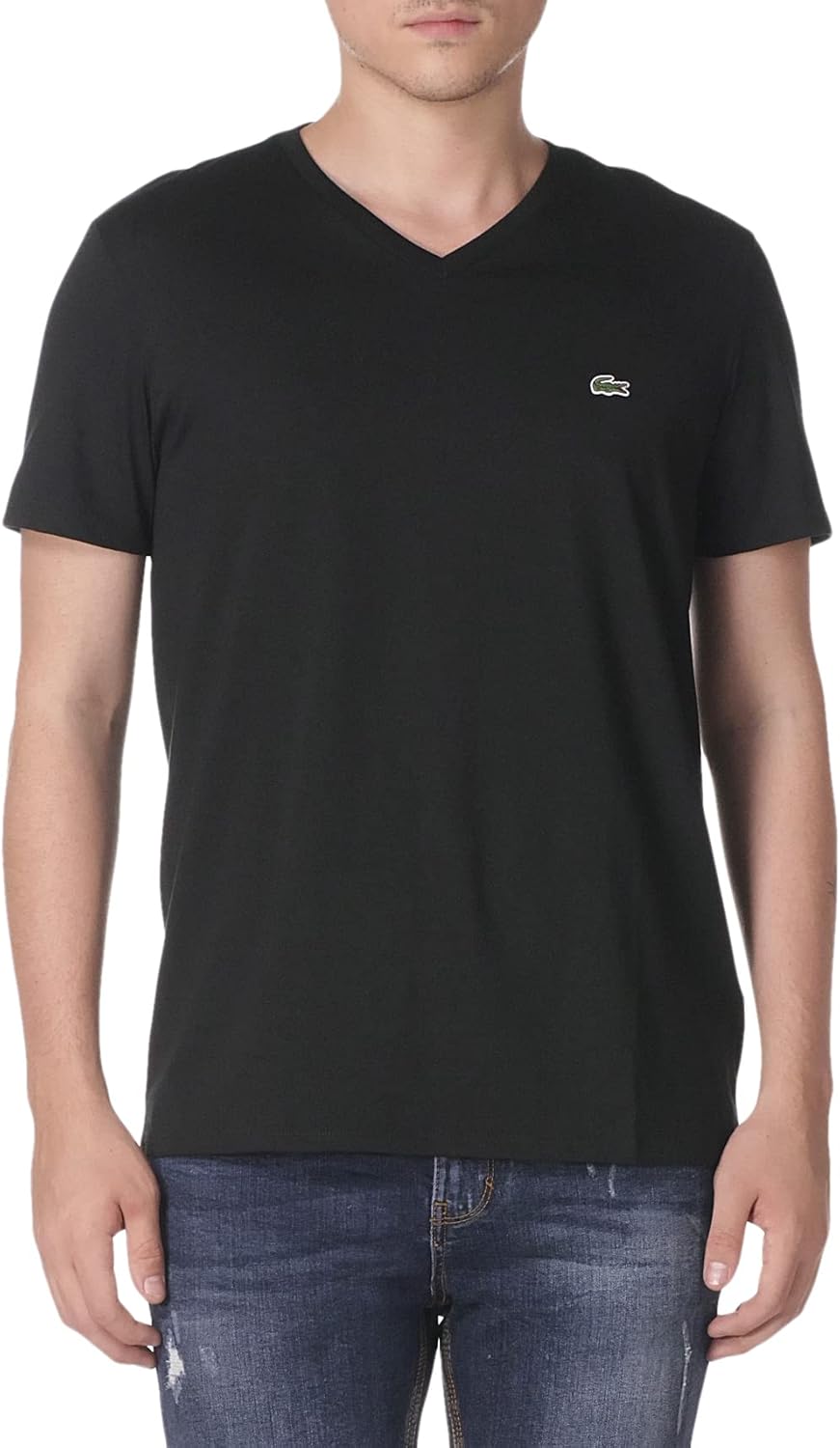 Black lacoste t shirt Outlet