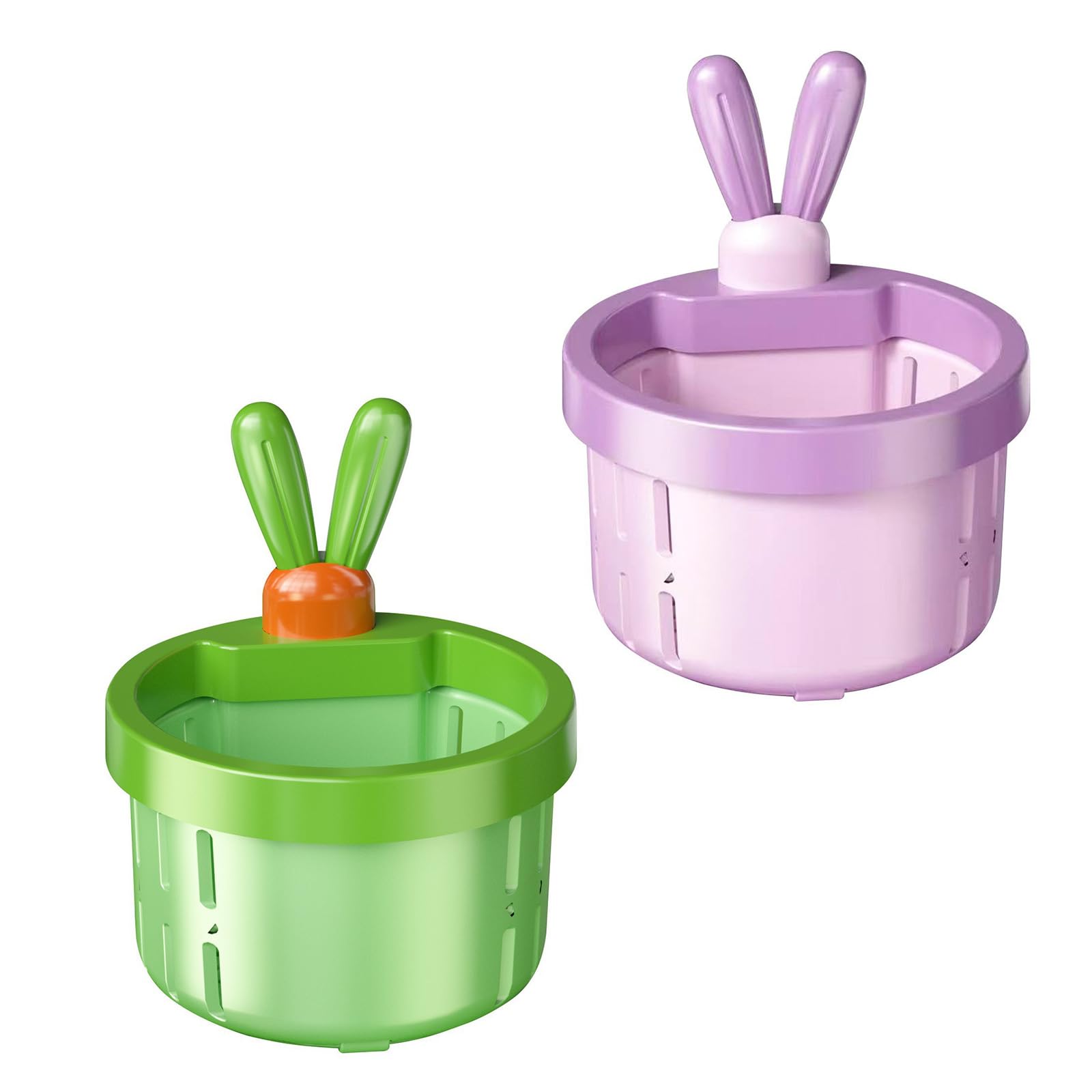 2 Pack Sink Drain Strainer, Abs Press-to-empty Sink Food Catcher, Accessories for Kitchen & Bathroom