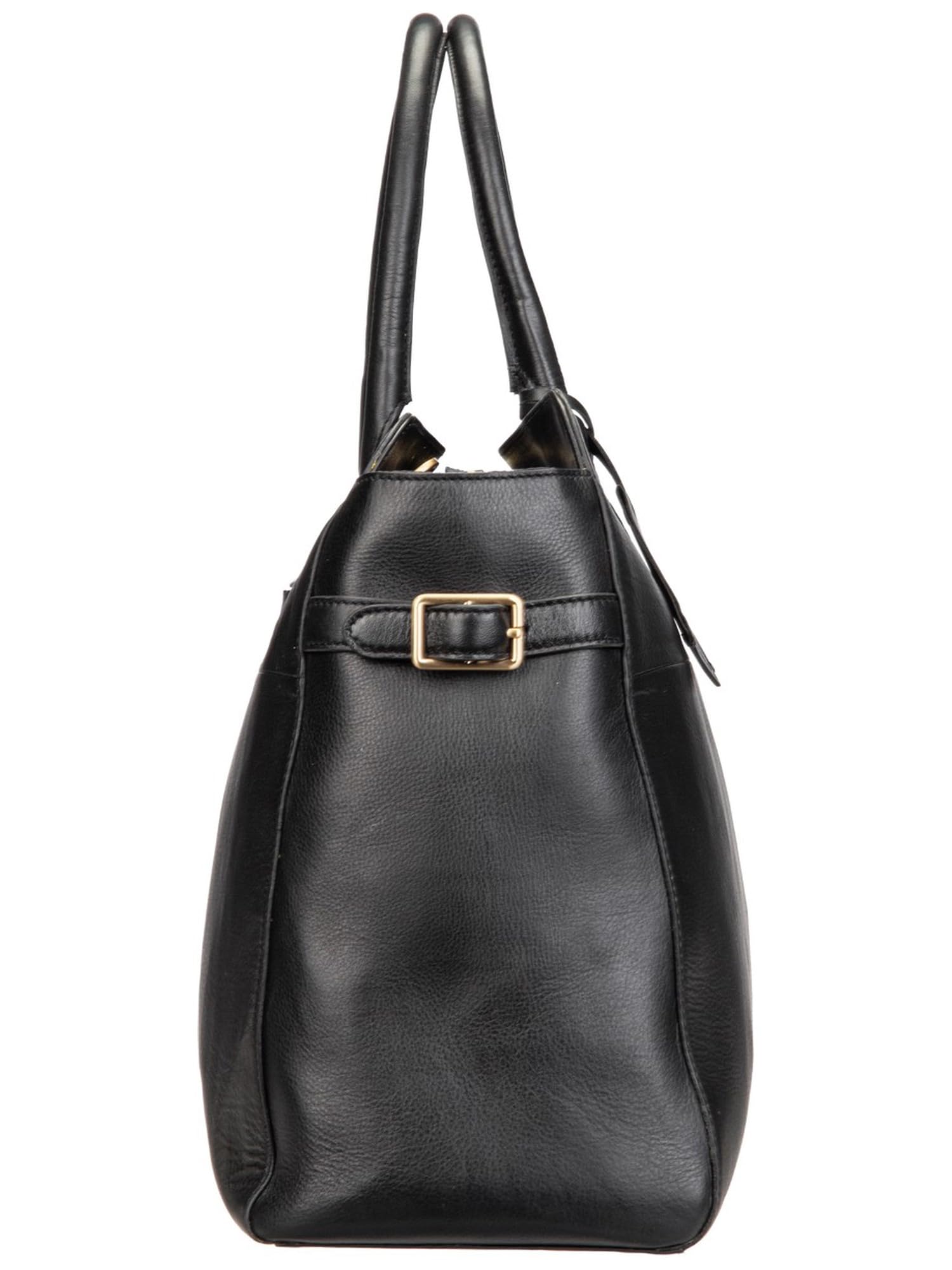 Burkely Cuir serviette sac à main Demi Workbag 15,6" Black noir