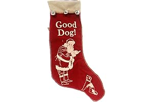 Primitives by Kathy Vintage Good Dog Christmas Stocking