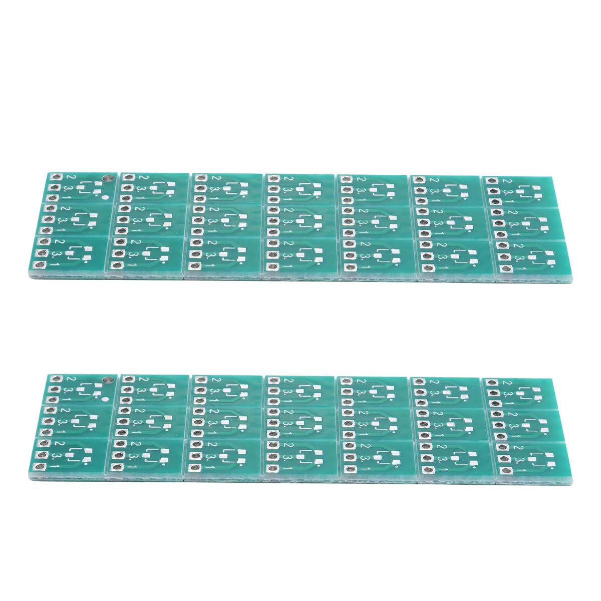 Adattatore SMD SOT23-3 a DIP SIP3 a doppia faccia da 50 pezzi, scheda PCB con presa SOT SIP IC, convertitore fai da te per prodotti elettronici
