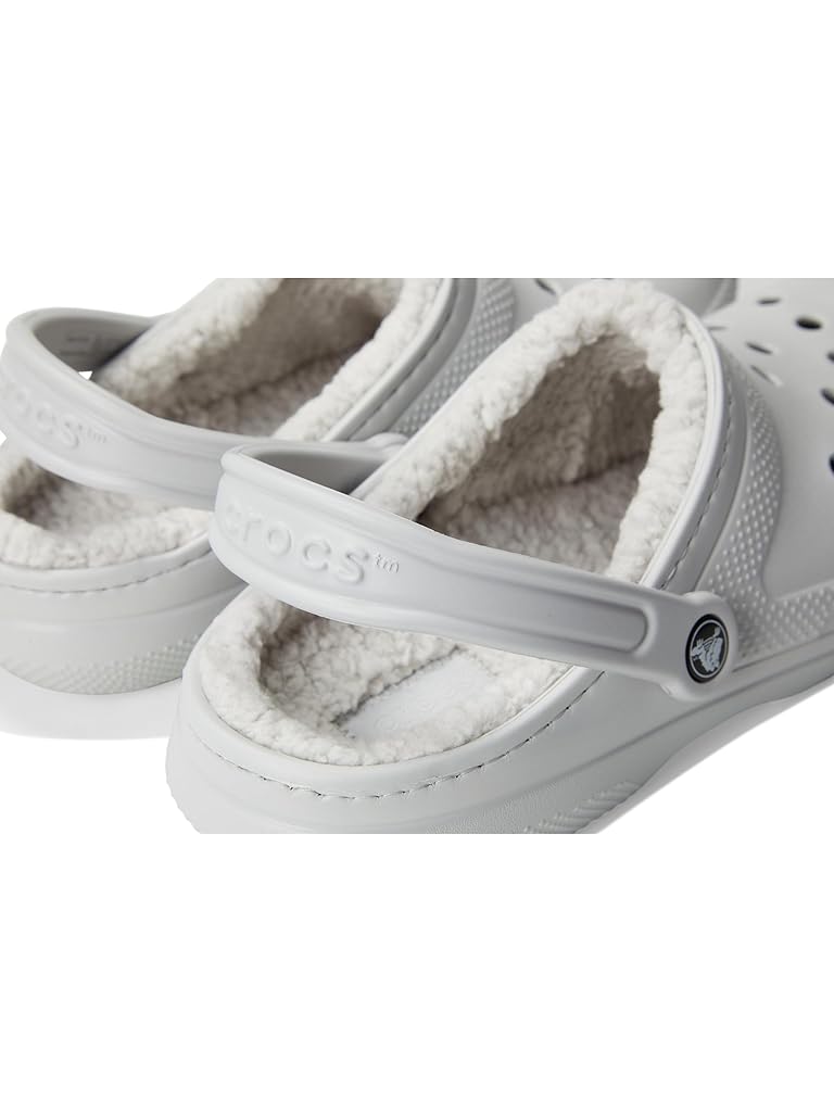 Gray Crocs Classic Lined Clogs