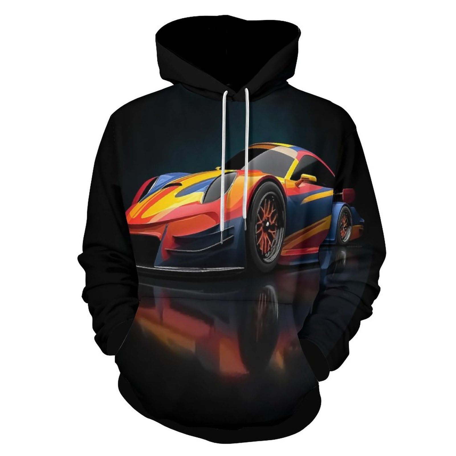 Sweat a capuche homme ne se decolore pas pull numerique 3D de qualite - 8