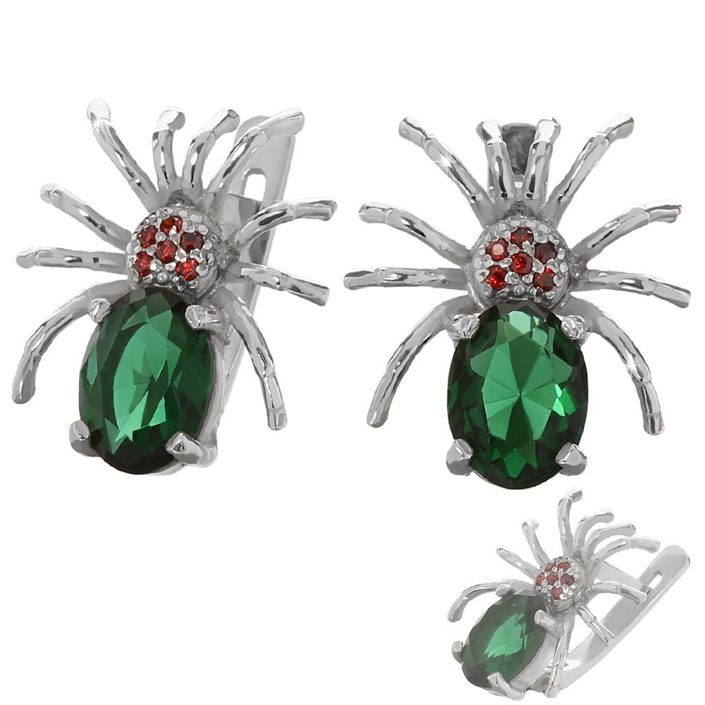 Orecchini di Zirconi e Argento 925 - 0.7 cm - Orecchini Zircone