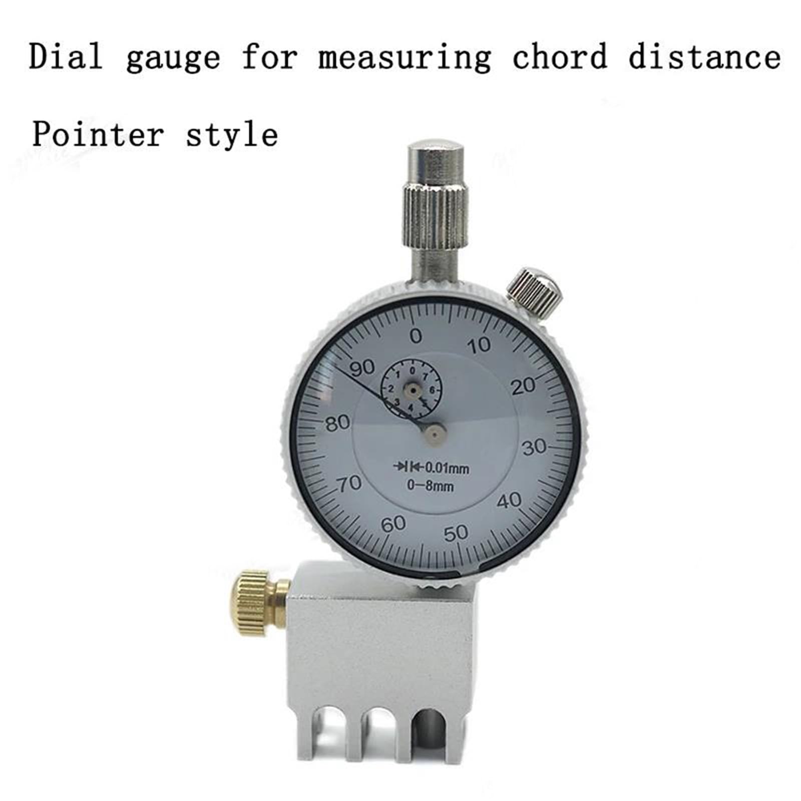 Narzędzie Do Pomiaru Wysokości Gitary Akustycznej Linijka Strunowa Studio Craft Konserwacji Instrumentów Tuner Gitary(Pointer-aluminum-F)