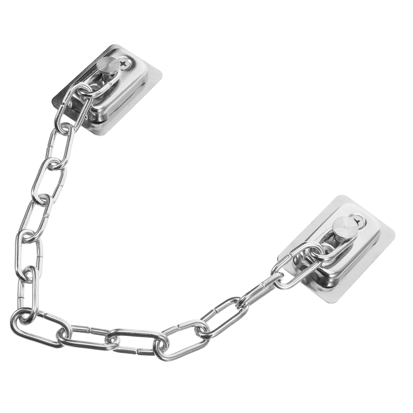 Artibetter 5pièces Serrure De Fenêtre à Chaîne Acier Inoxydable Pour De Porte Système De Sécurité Antivol Pour Animaux Installation Facile Et Adaptée à Diverses Ouvertures