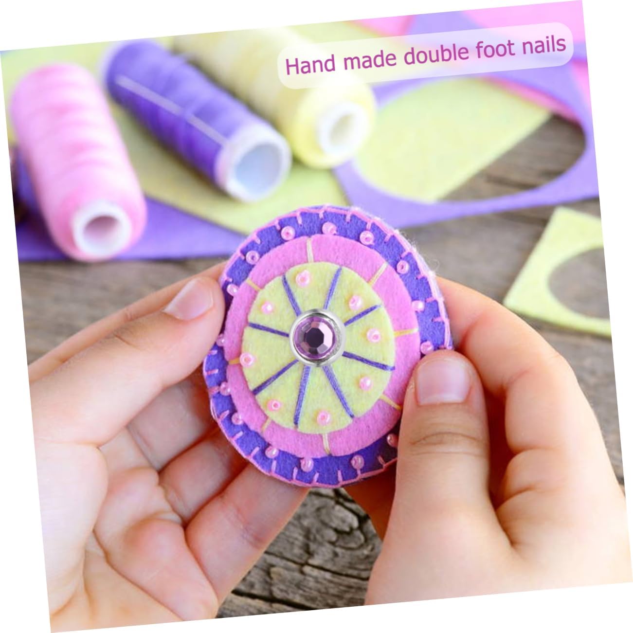 GARIOUANS 50Pcs Adorable Decorative Brads for Scrapbooking Handmade Nail Fasteners Durable Brads for Crafts DIY Projects Card Making