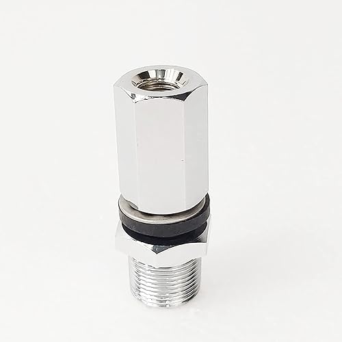 Miniatura 4 de Crotek 3/8-24 Roscado Antena Stud SO-239 Adaptador Latón cromado para Antenas de radio CB y Jamón