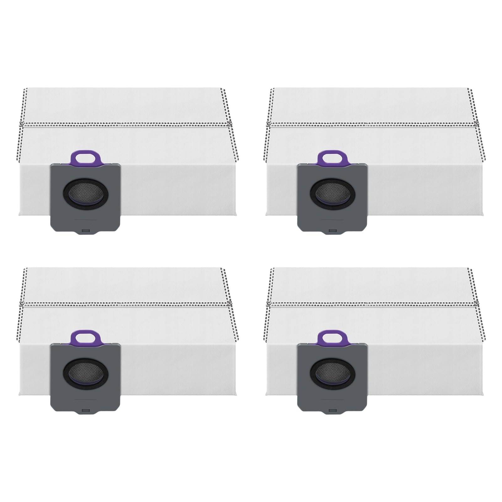 Xjdzineq 4 Pack Bag Nonwoven Vacuum Cleaners Robot Vacuum Nonwovens Texture for Providing Effective Cleaning Bags