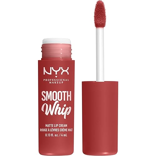 NYX PROFESSIONAL MAKEUP Smooth Whip Matte Lip Cream, Long Lasting, Moisturizing, Vegan Liquid Lipstick - Parfait (Midtone Red Nude)