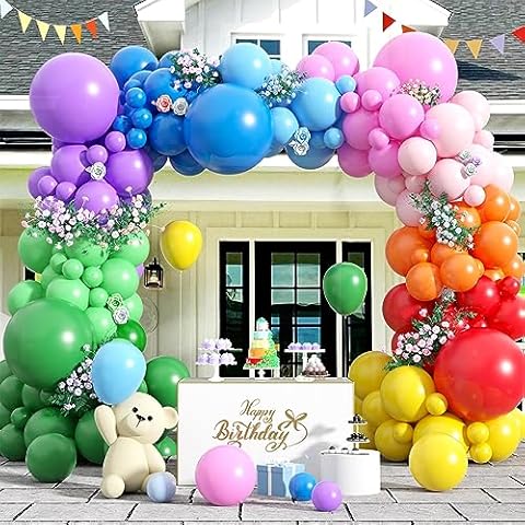 Kit d'arche de ballons arc-en-ciel FEYG Cover