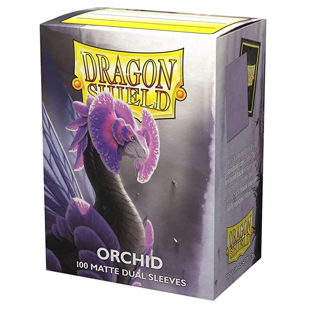 5 Packs Dragon Shield Dual Matte Orchid Standard Size 100 ct Card Sleeves Value Bundle!