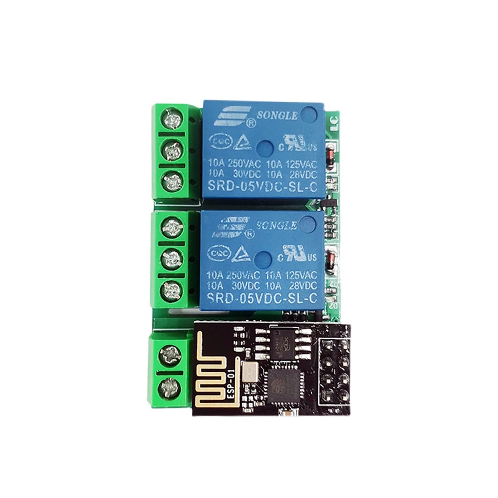 Módulo de Relé WiFi ESP8266 ESP-01S interruptor inteligente IoT de 1 canal 5V