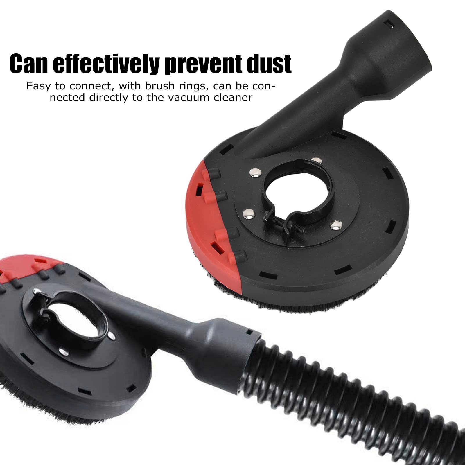 Angle Grinder Dust Shroud, Dust Shroud for Angle Grinder 4.5 Grinding Disc Adjustable High Efficiency Dustproof Grinder Shroud for Most 4inch/4.5inch/5inch Angle Grinders