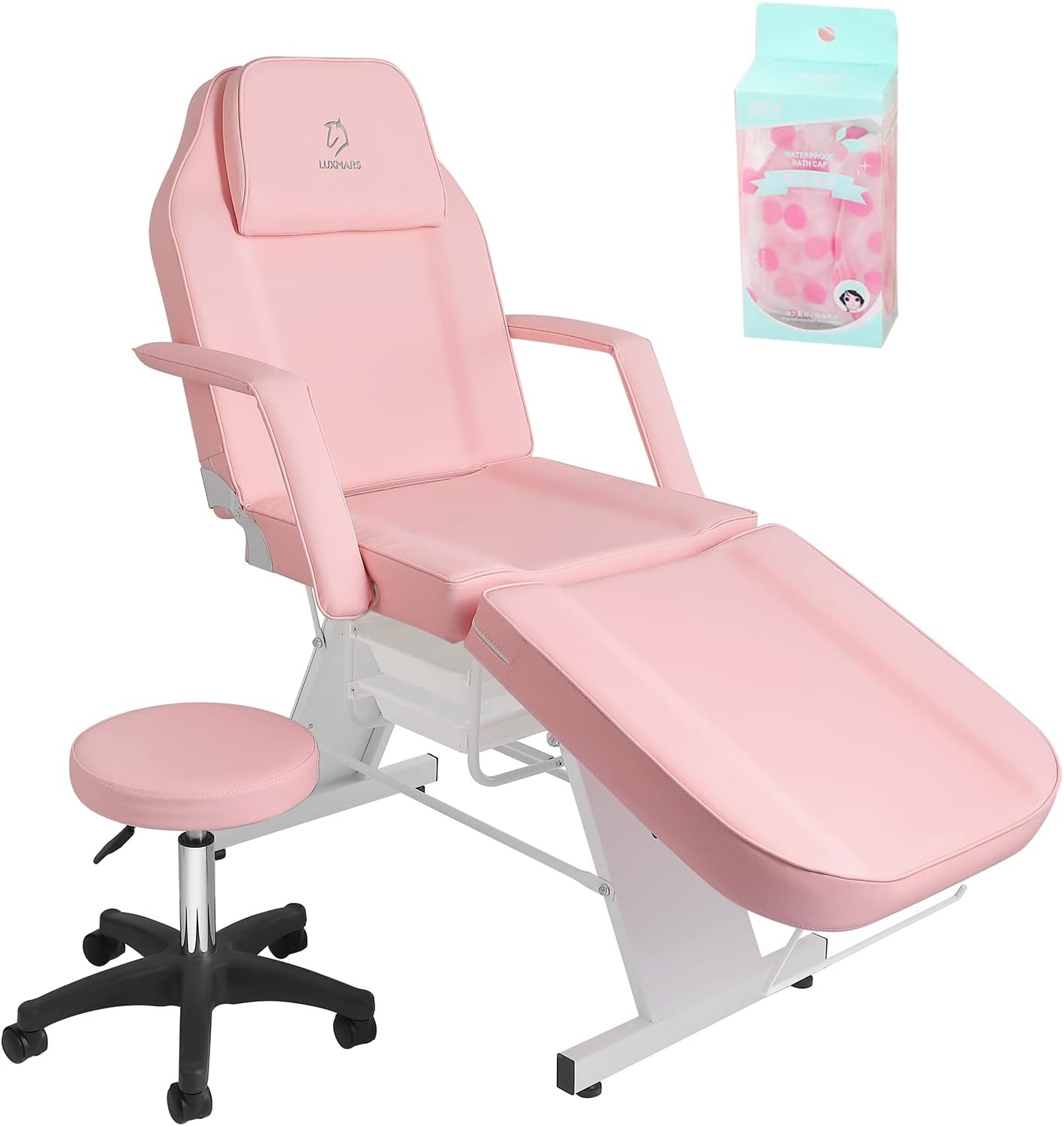 LUXMARS Facial Chair, Tattoo Chair Massage Bed Salon Bed