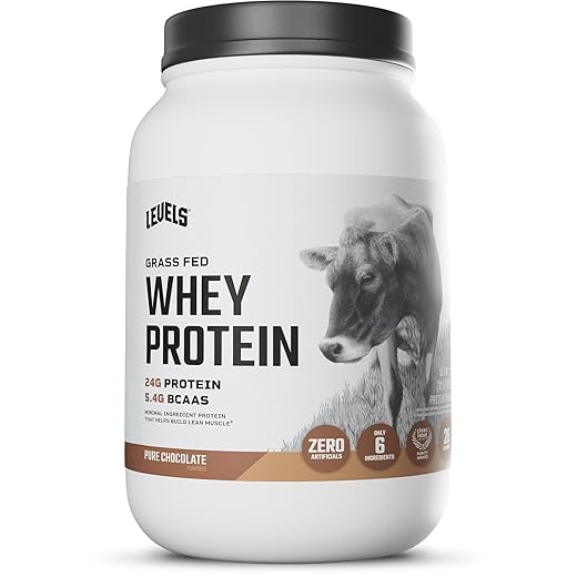 Levels Grass Fed Whey Protein - Pure Chocolate