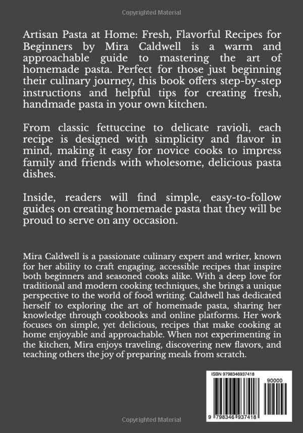 Artisan Pasta At Home: Fresh, Flavorful Recipes for Beginners (Pasta By Hand) image 3