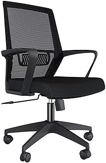 DBL Silla Silla de Oficina Silla de Inicio Diseño y Silla giratoria Transpirable Que soportan el Peso de 200 kg Negro Las sillas de Escritorio