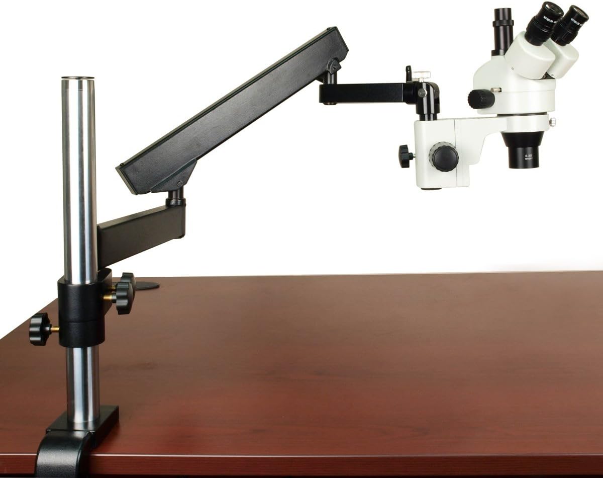 OMAX 2.190X Zoom Stereo Trinocular Microscope+Articulating