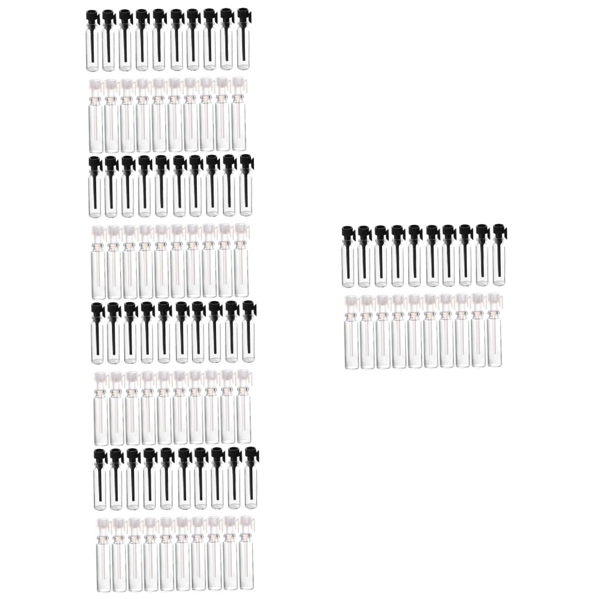 5 Set Bottiglie Vuote Trasparente Per Profumi Viaggio Include Pipette Trasparenti E Pipette Per Campioni E Ricariche 100 Pezzi * 5