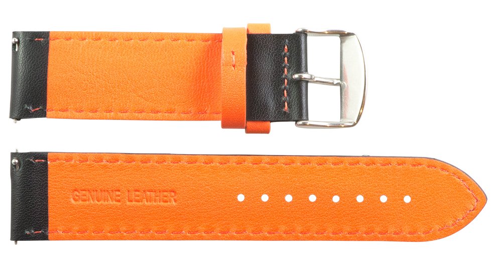 Joe Rodeo watch Band 18mm Leather black color