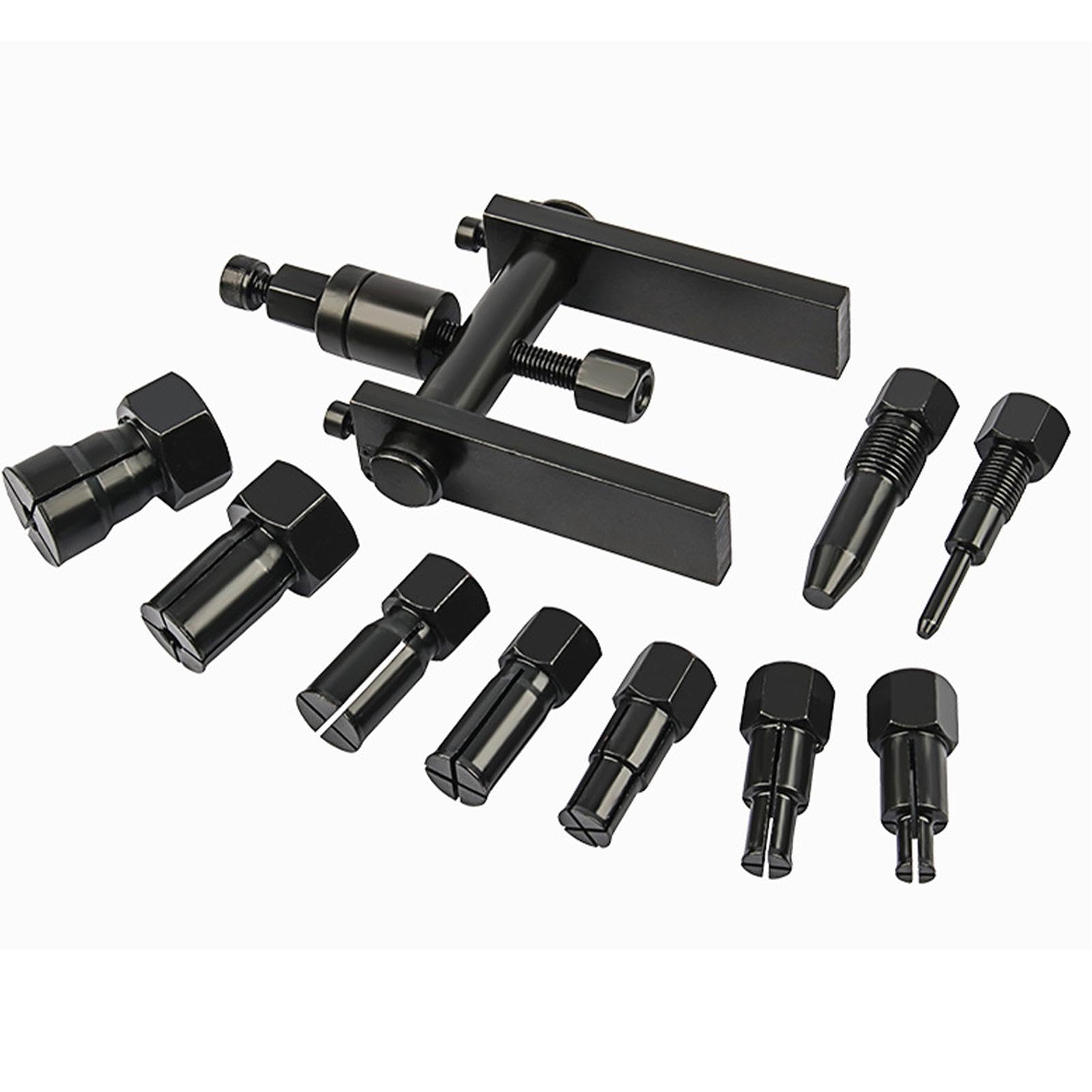 Kit d'extracteur de roulement à inertie | Kit d'extracteur de roulement intérieur de 10 pièces - Extracteur de Joint de roulement - Outil pour enlever Les roulements, extracteur de roulement de Moto | intérieur de 10 pièces - Extracteur de Joint de roulem