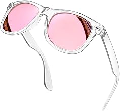 KANASTAL Lunettes de Soleil Polarisées Homme et Femme Rétro Mode Lunette de Soleil Rectangulaire Vintage Classique Protection 100% UV400 Léger pour Conduite Voyage