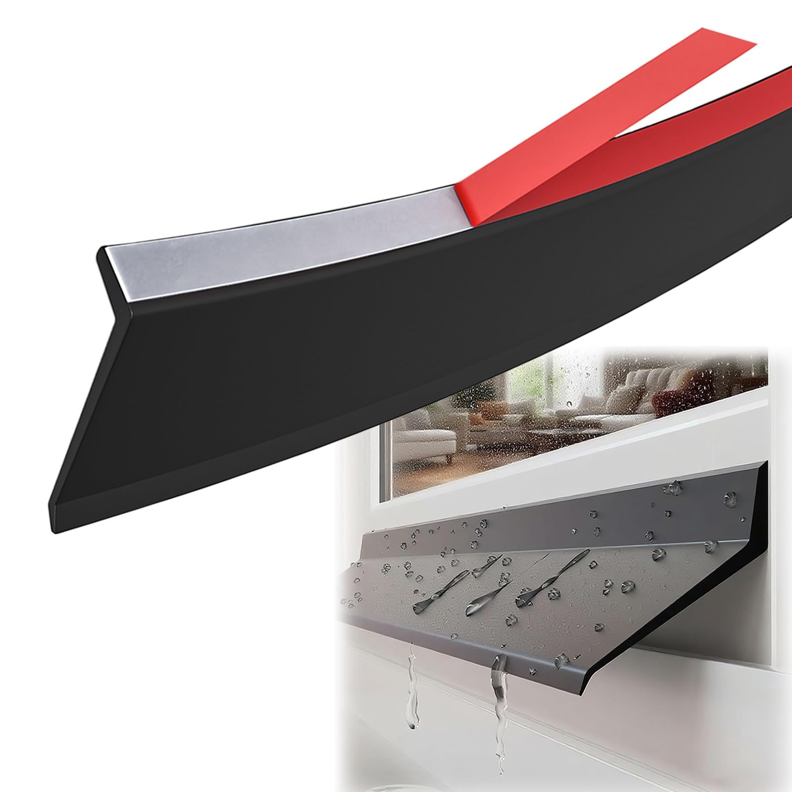 Burlete de goma para puertas y ventanas que mantiene tu hogar seco frente a la lluvia