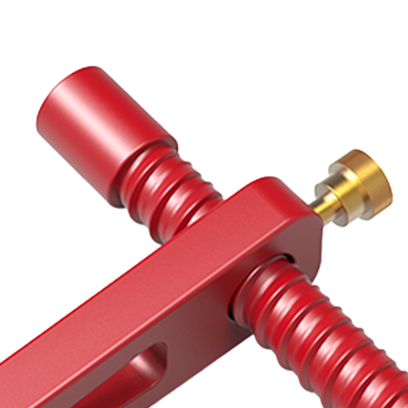 Pince de Serrage D'établi MFT Réglable, Pince de Table à Maintien Rapide pour le Travail du Bois, Matériau en Alliage D'aluminium Robuste, 2 de Serrage pour Banc de Couleur Rouge, Idéale