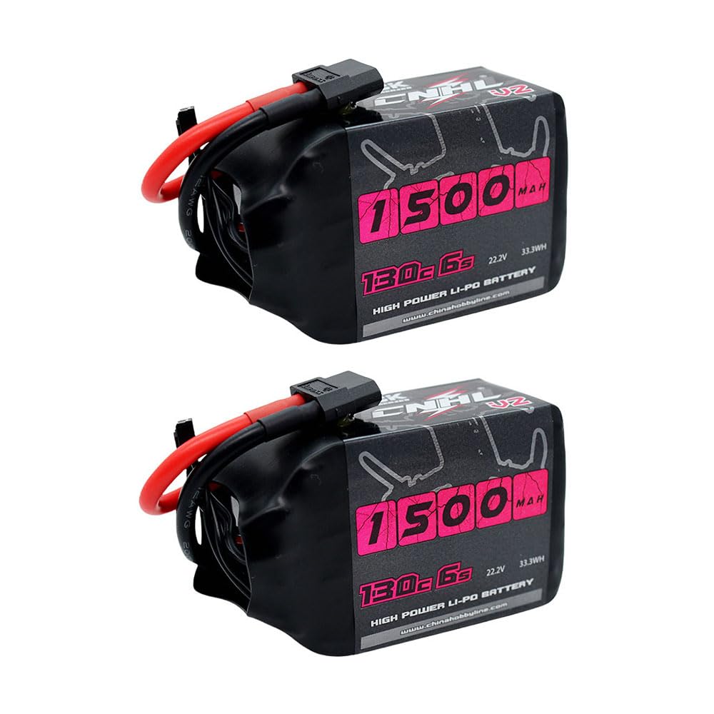 CNHL Black Series 6S 1500mAh 22,2V 130C Lipo Akku für Vortex LRC Freestyle V1 RC Boot Heli Flugzeug UAV Drone FPV Multi-Motor Hobby DIY Teile