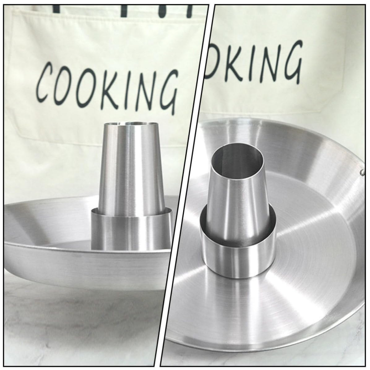 ABOOFAN Soporte Diseño de Asa de Pollo para Acero Inoxidable Parrilla Multiusos Asar para Barbacoa y Horno, Adecuado para Costillar