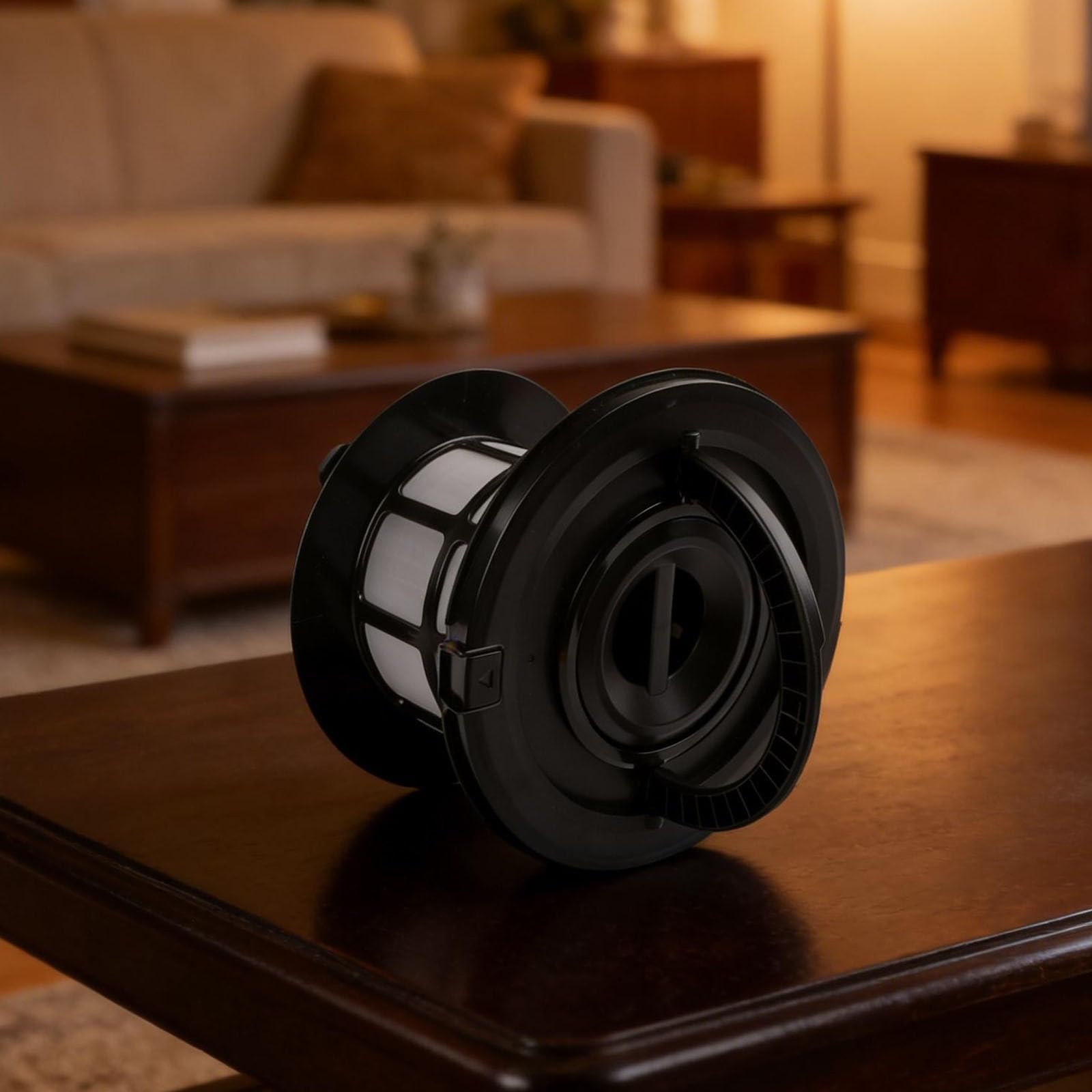 Filtro ciclónico lavable para aspiradoras compatible con Relaxx'x Prosilence y para modelos Siemens que reemplazan el número de pieza 00708278, cilindro separador de polvo de plástico negro (paquete