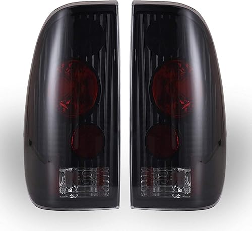ROXX Conjunto de luz trasera compatible con Ford F-150/F-250/F-350 1999 2000 2001 2002 2003 Ford F-150/F-250/F-350 lado del conductor y del pasajero