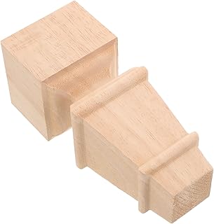 Veemoon Solid Wood Furniture Legs Replacement 15x6.5cm Round Cabinet Legs for Sofa Coffee Table Couch for Home Furniture Repair