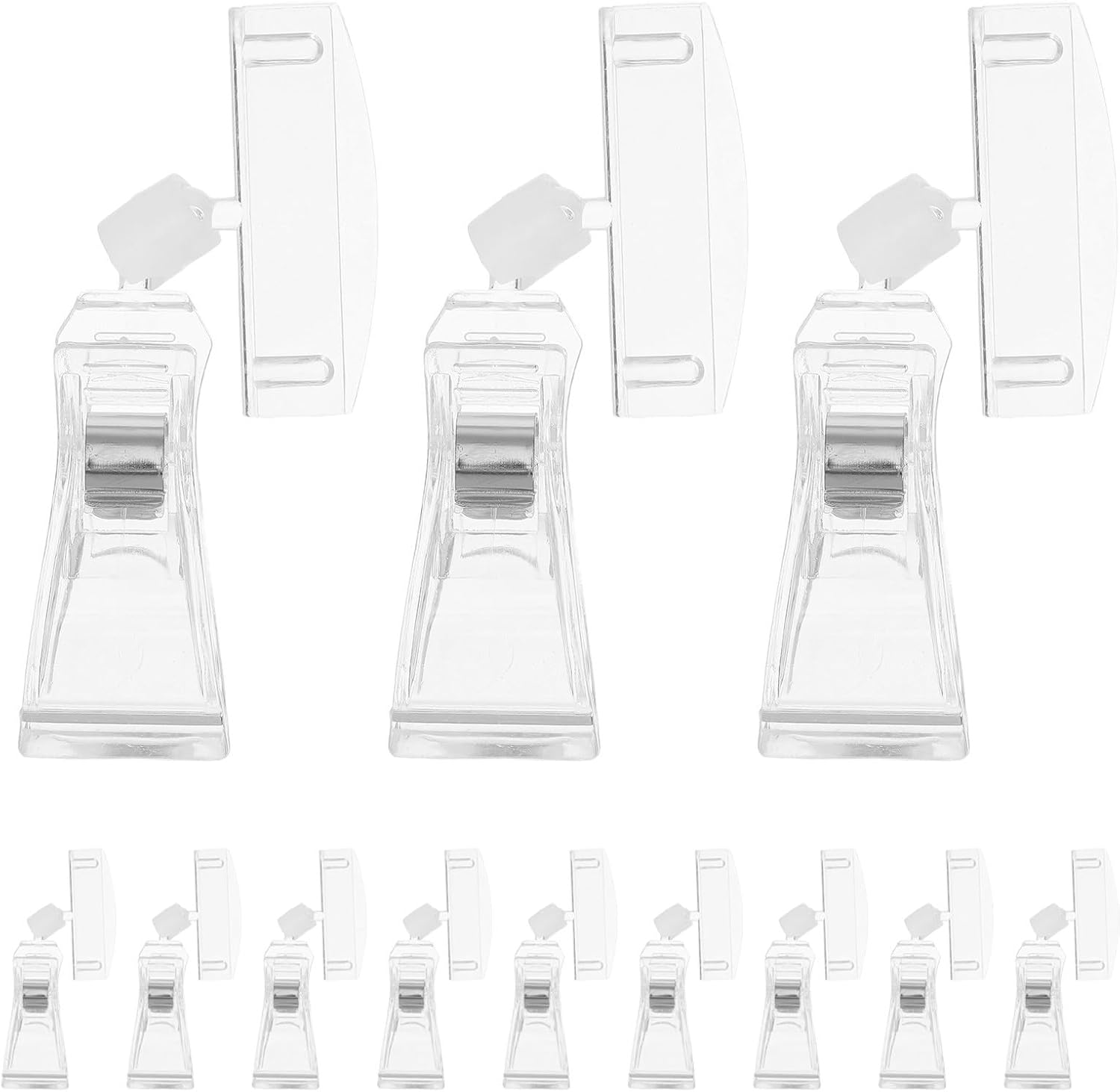 20pcs Plastic Price Display Holder Clips for Retail Racks