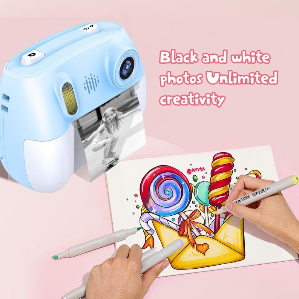 Fotocamera per bambini a doppia lente con schermo da 2,4 pollici (verde)