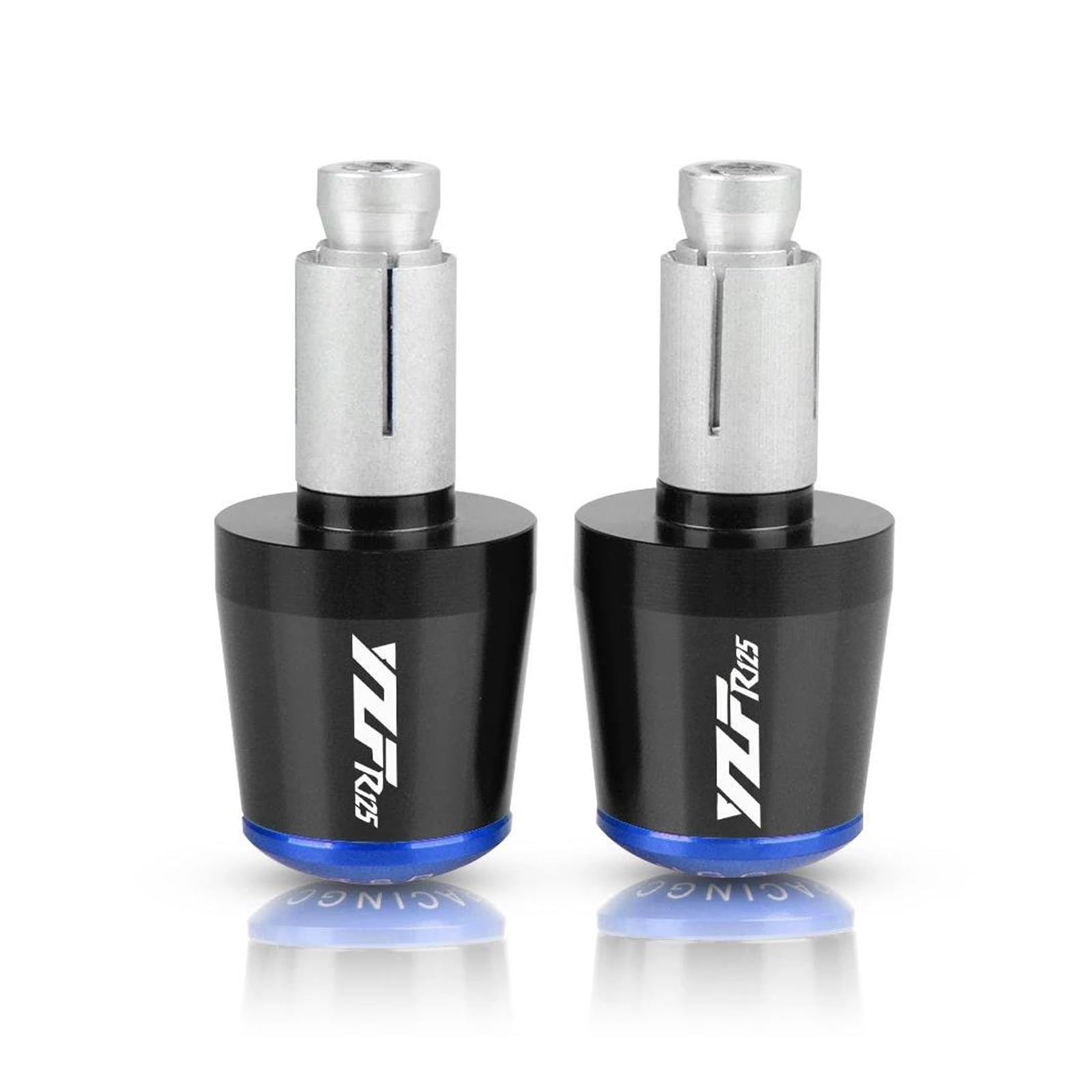 Poignées de guidon moto 22mm avec embouts pour YZF-R125 2016-2021
