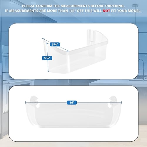 Miniatura 3 de Estante lateral mejorado de por vida para electrodomésticos 242126602 compatible con refrigerador Frigidaire o Electrolux