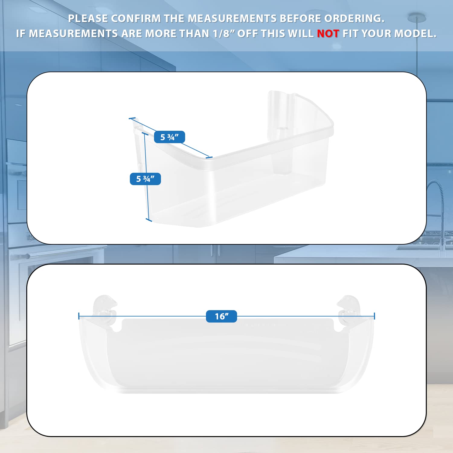 Amazon.com: UPGRADED Lifetime Appliance 242126602 Door Bin Side 