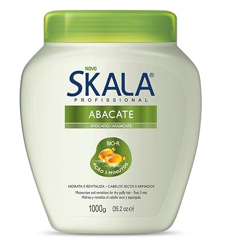 Skala brasileña Tratamiento Capilar Crema Aguacate 35oz Creme de Tratamento abacate 1kg