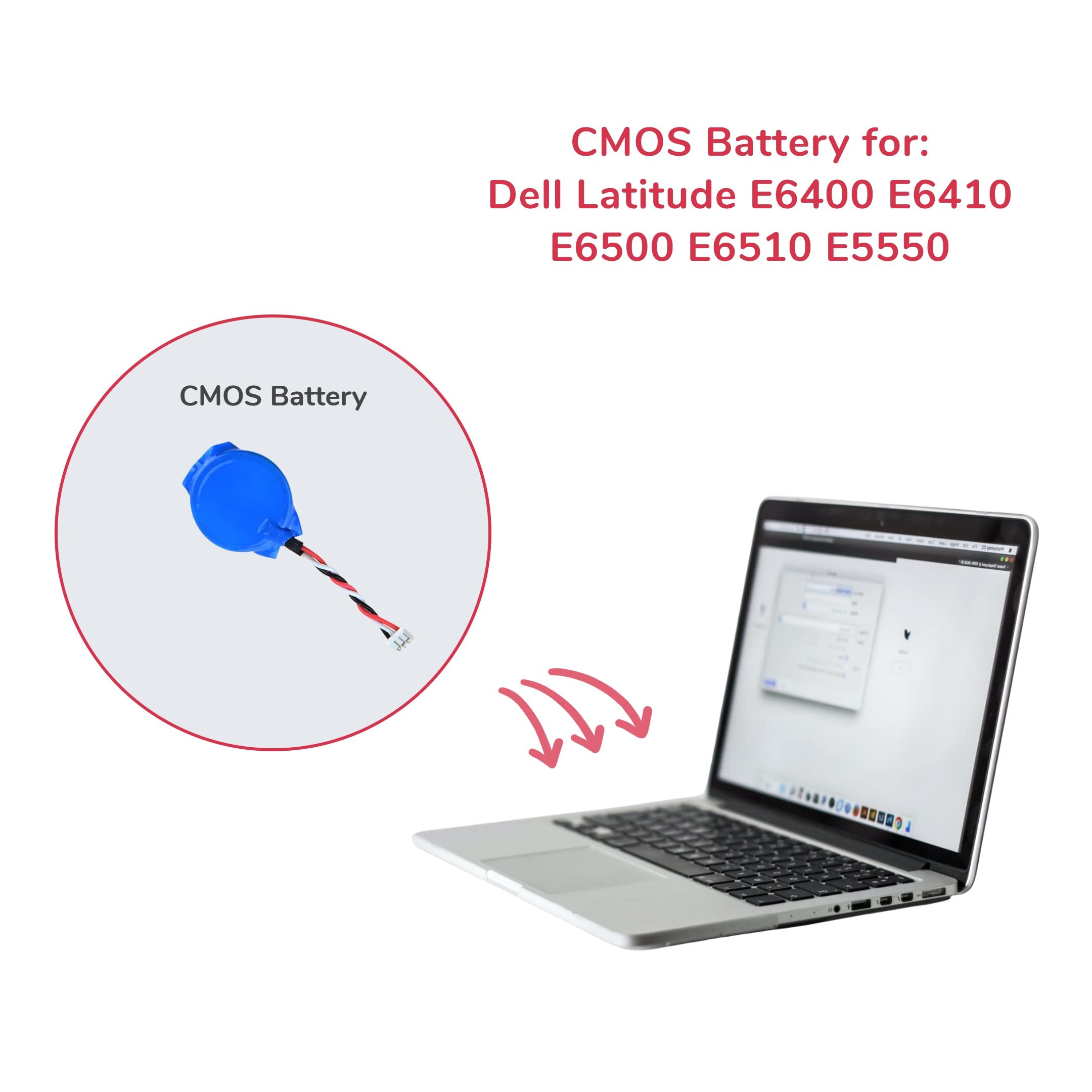 CMOS zamiennik baterii do Dell Latitude E6400 E6410 E6500 E6510 E5550 CR2032 CMOS Bios Battery do laptopa